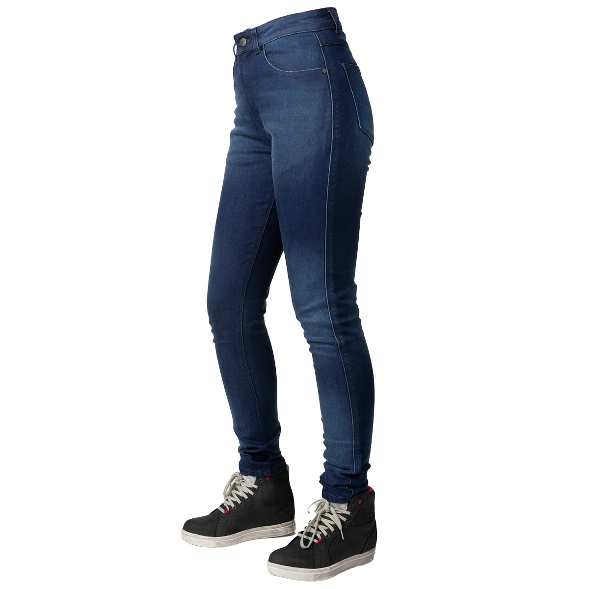 QUẦN BẢO HỘ MOTO BULL- IT LADIES ICONA BLUE SLIM SHORT 04