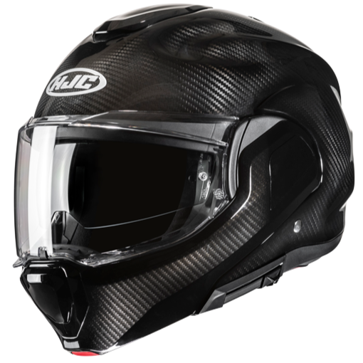 NÓN BẢO HIỂM LẬT HÀM HJC F100 CARBON SOLID CARBON BLACK