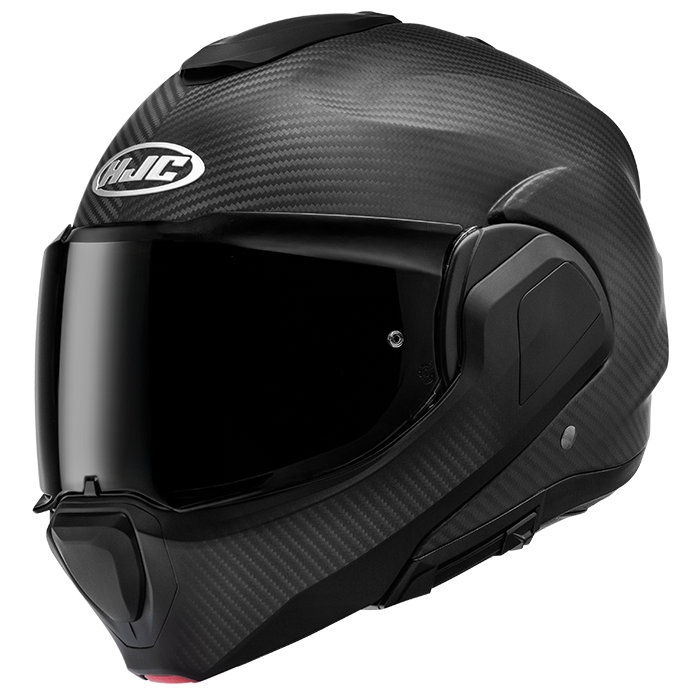 NÓN BẢO HIỂM LẬT HÀM HJC F100 CARBON SOLID MATTE BLACK