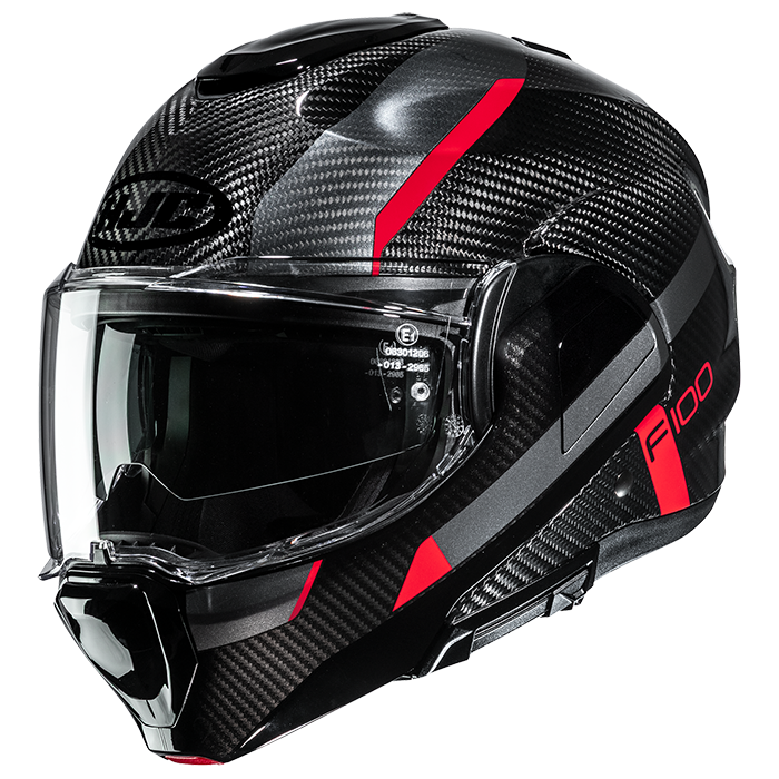 NÓN BẢO HIỂM LẬT HÀM HJC F100 CARBON ASKAN MC1