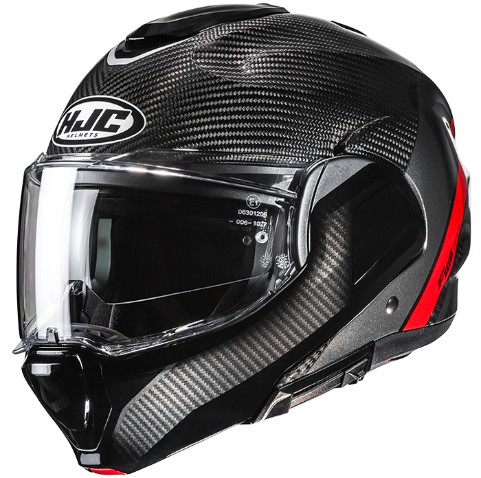 NÓN BẢO HIỂM LẬT HÀM HJC F100 CARBON STAN MC1