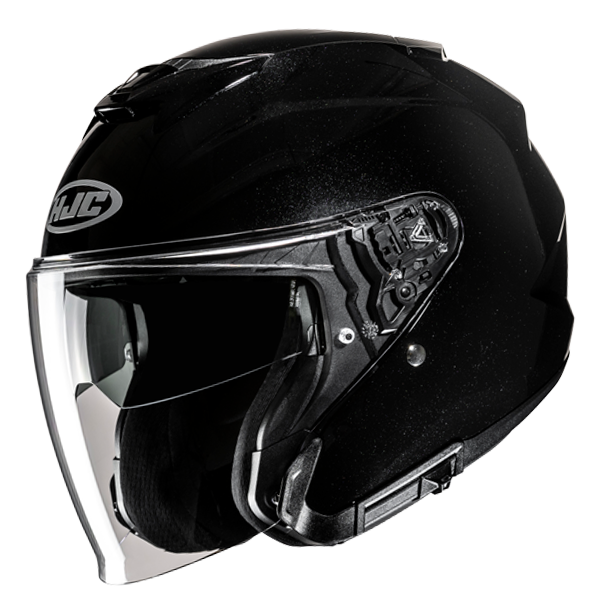 NÓN BẢO HIỂM 3/4 HJC I31 SOLID METAL BLACK